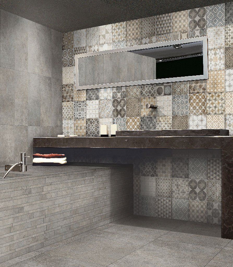 bagno con rivestimento su misura