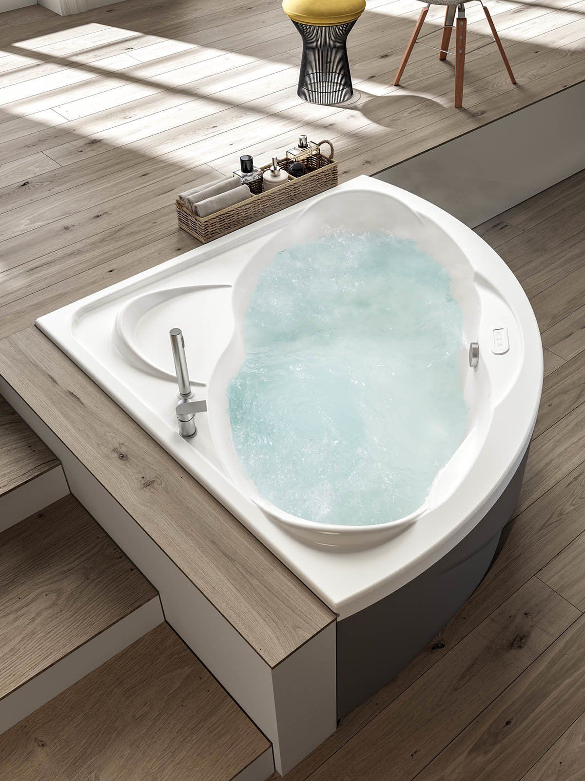 vasca idromassaggio angolare