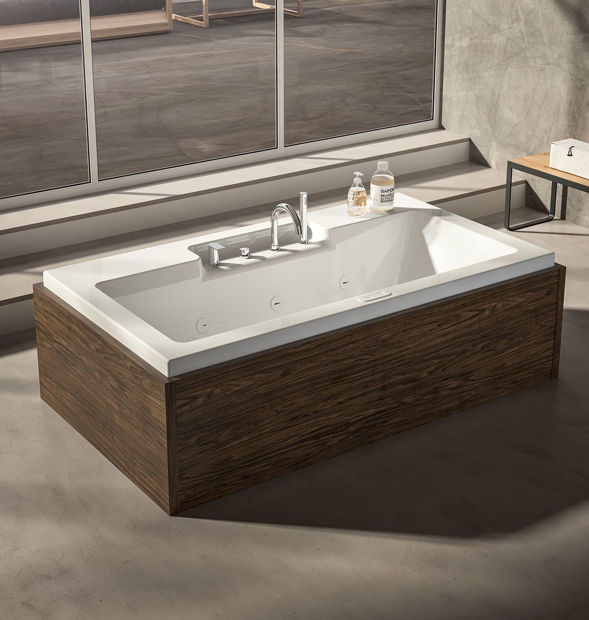 vasca di design con idromassaggio