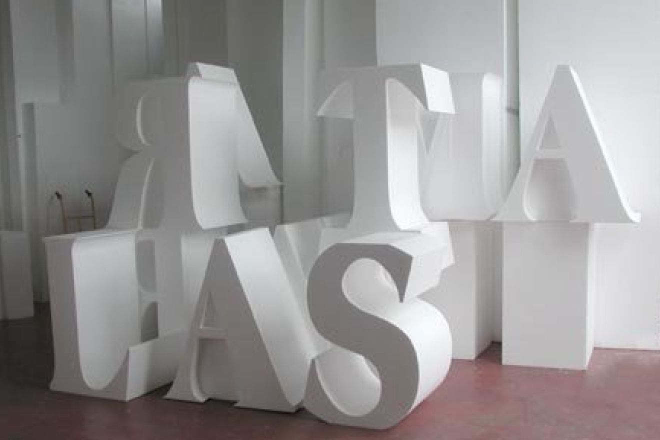 lettere in polistirolo