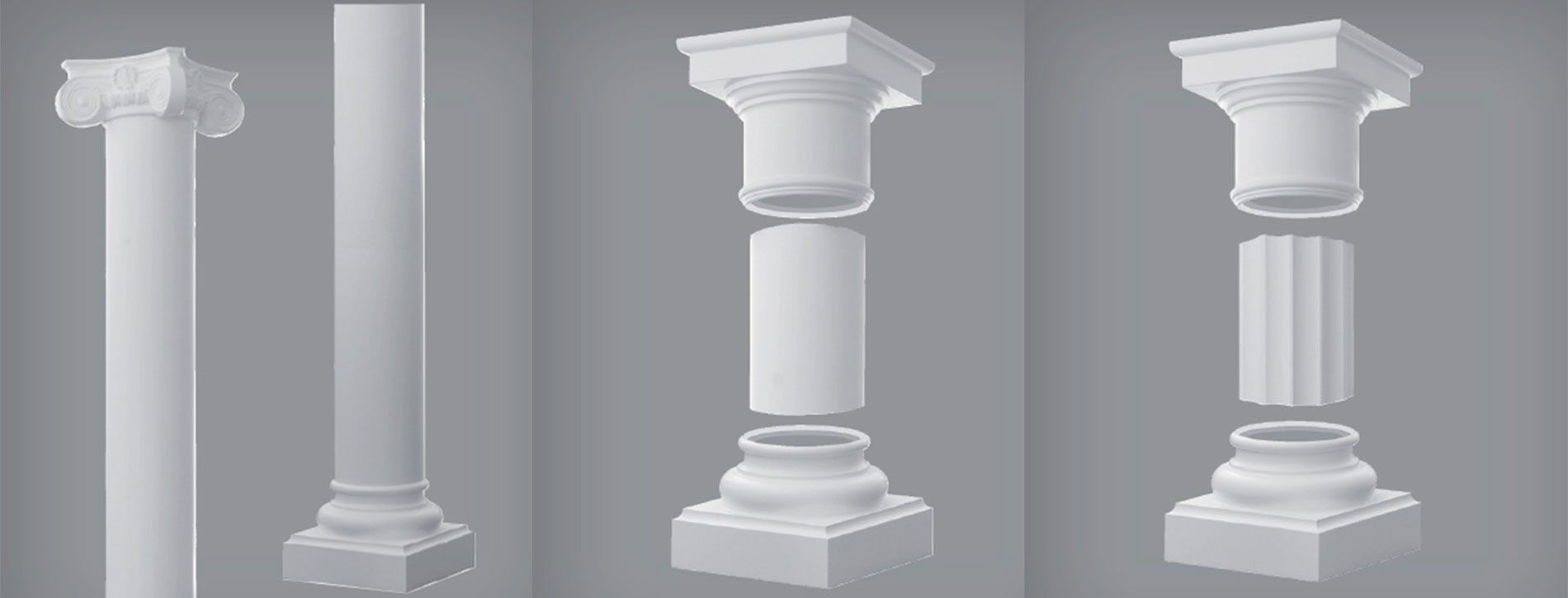 colonne in polistirolo