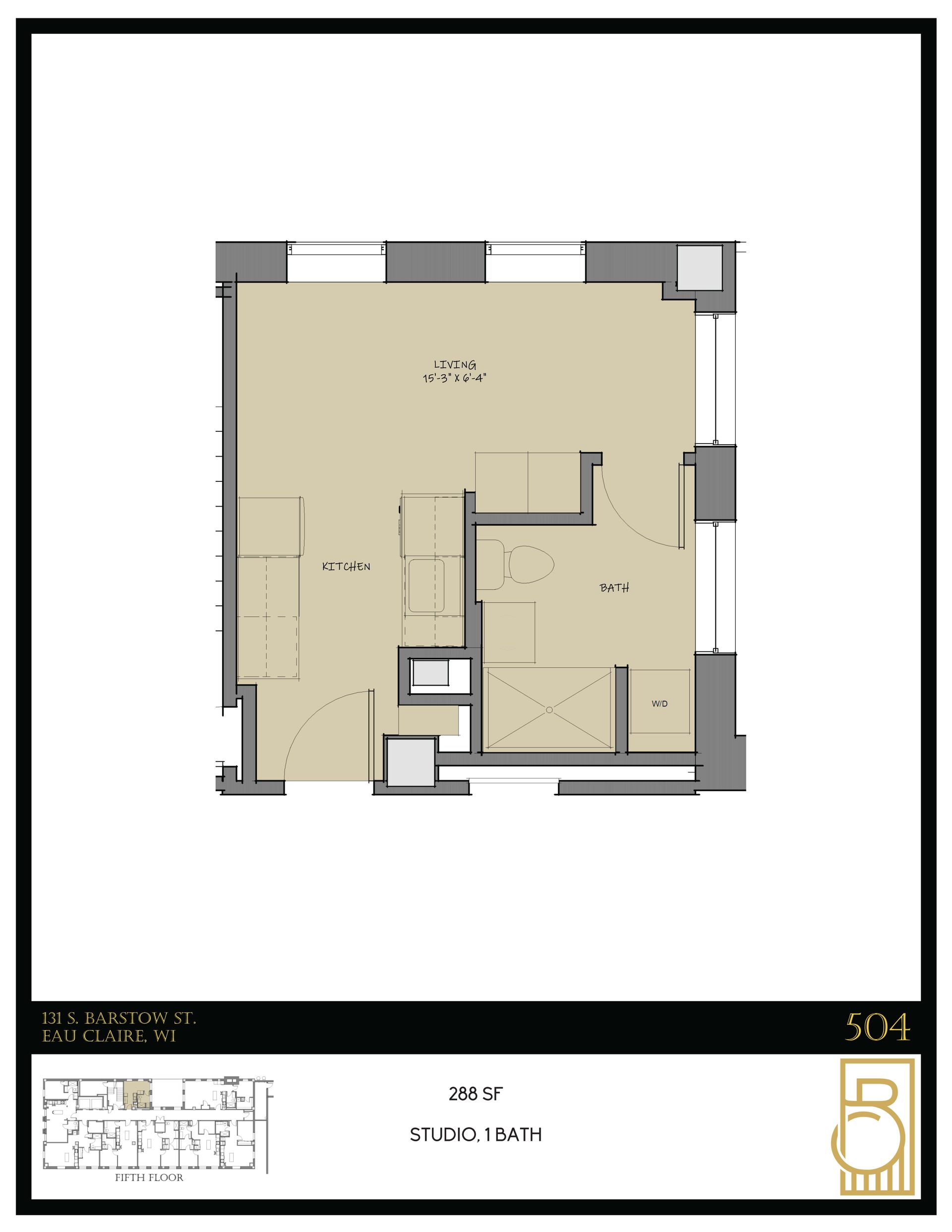 A floor plan of a house with the number 301 on it