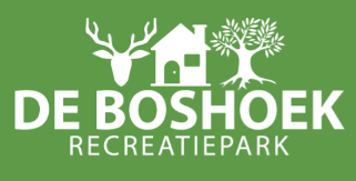 A green logo for de boshoek recreatiepark