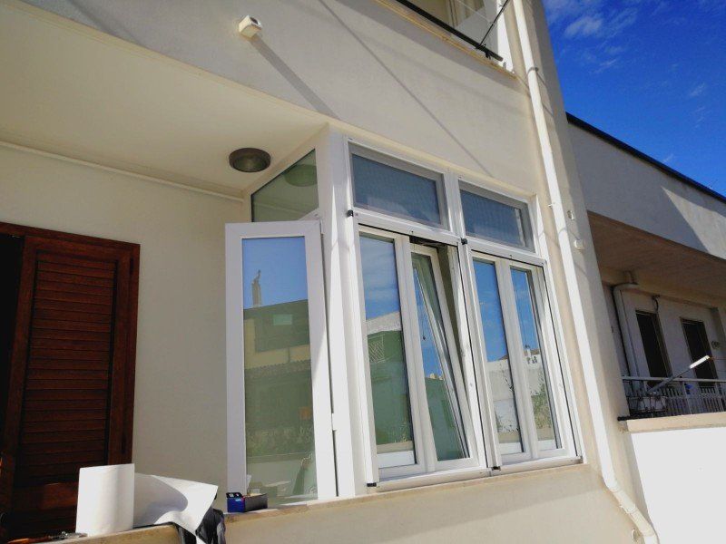 Porta finestra con accesso diretto alla veranda