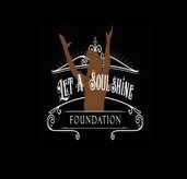 Logo: Brown figure with raised arms, text