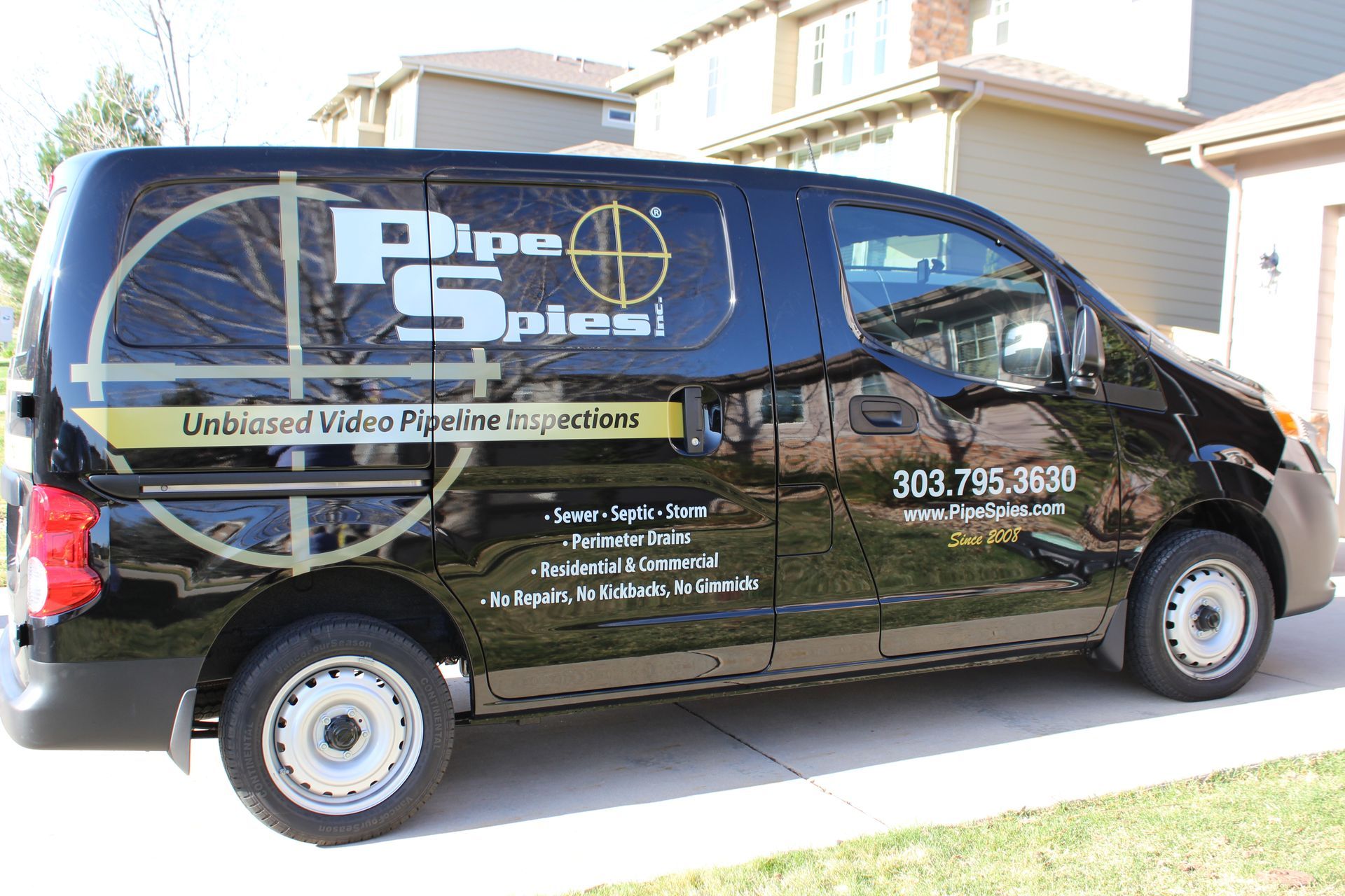Black van with 