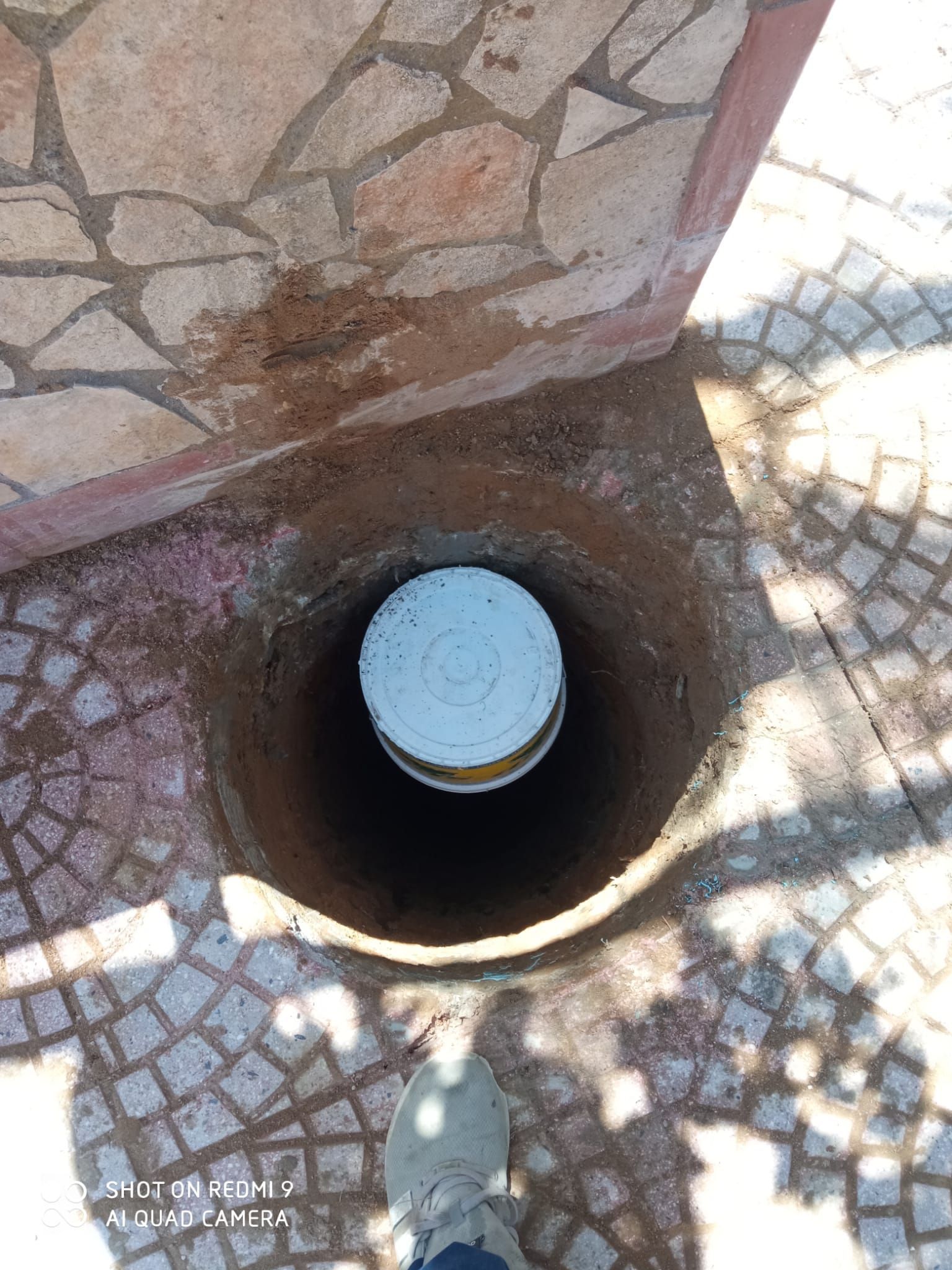 pozzo in costruzione