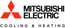 Mitsubishi cooling & heating logo