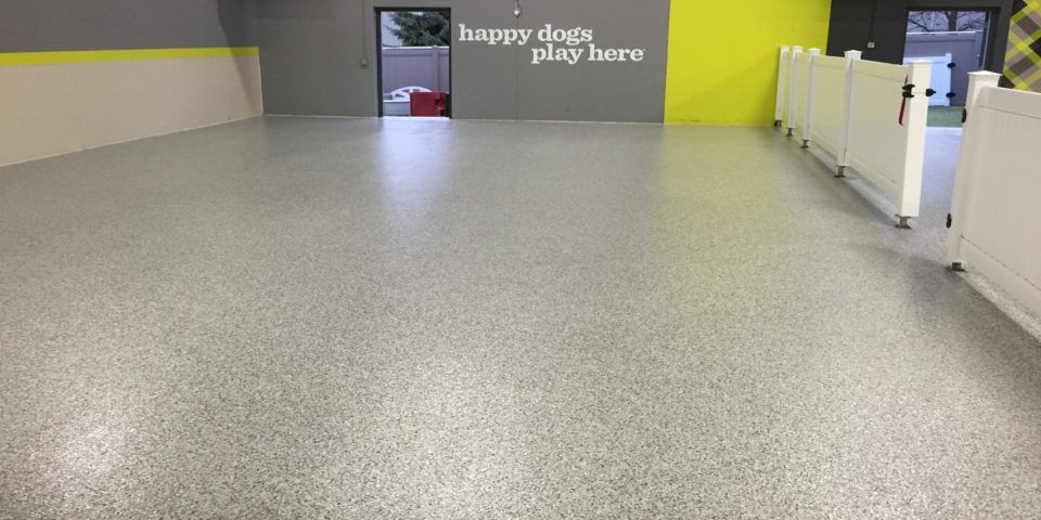 Daycare dog flooring - Loogootee IN - Five Star Concrete Coatings