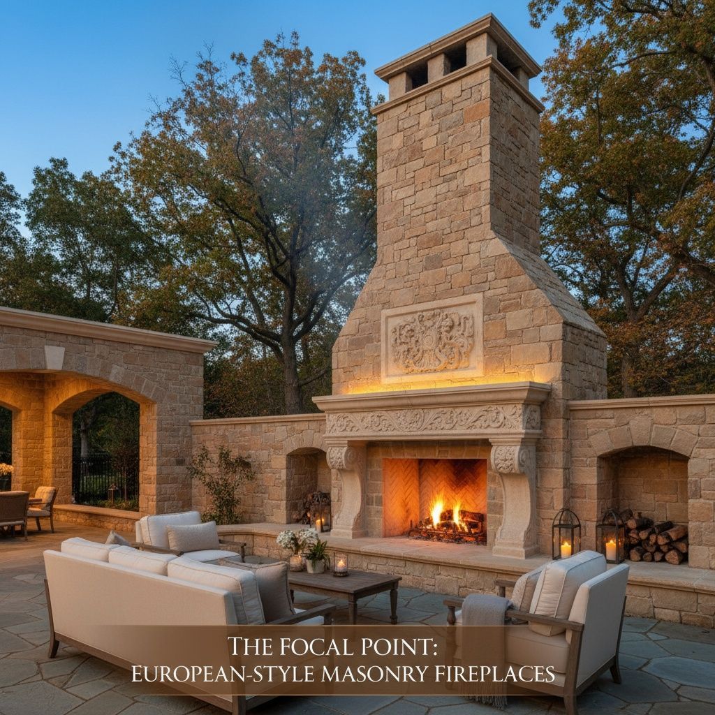 European-Style Masonry Fireplaces