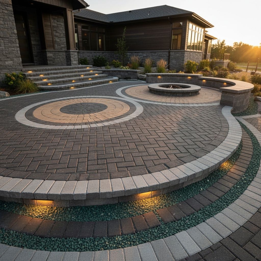 Permeable and Interlocking Paver Patios