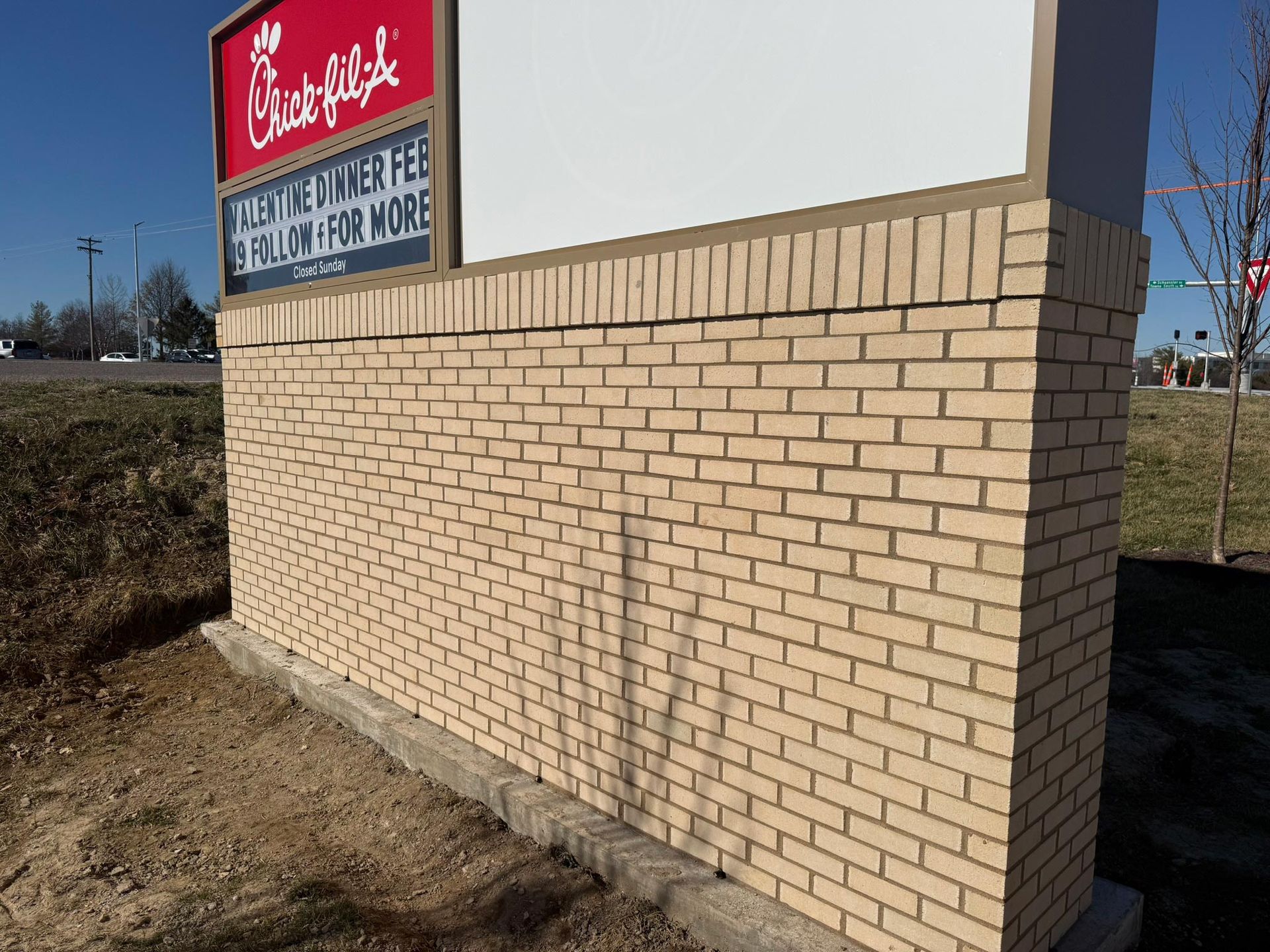 Commercial retaining wall construction St Louis parking lot