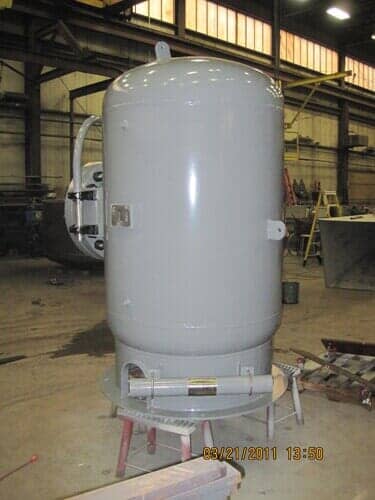 ASME Carbon Steel Painted Pressure vessel — Heat Exchangers Service & Repair in Albany, NY