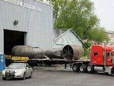 Delivery of Spiral Turbine — Heat Exchangers Service & Repair in Albany, NY