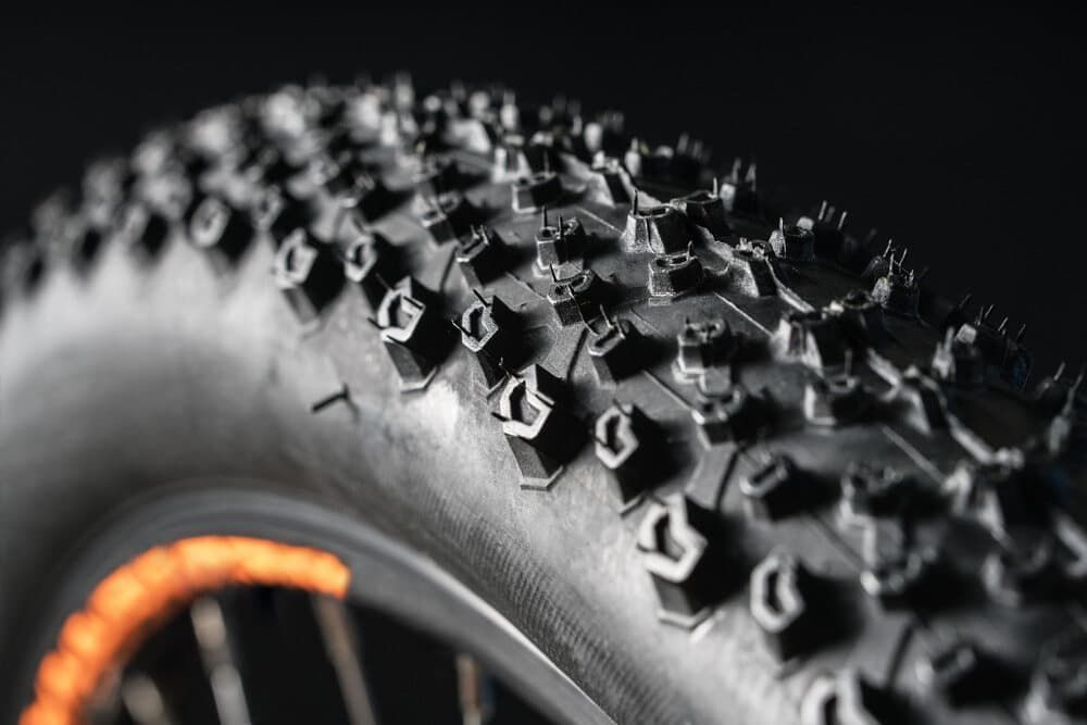 A Close Up of a Bicycle Tyre on a Black Background — ARB Budget Tyres in Delacombe, VIC