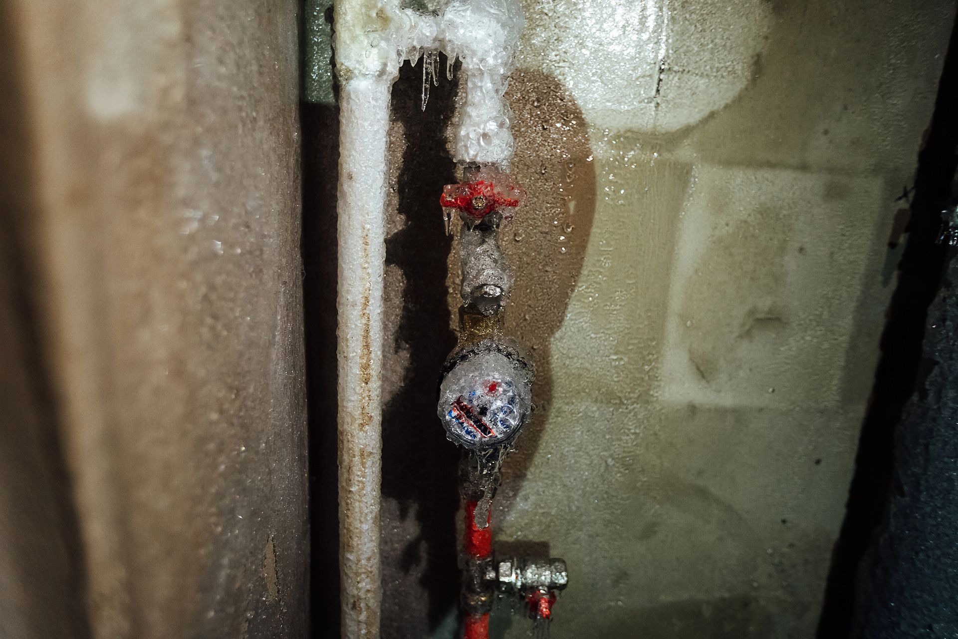 Jäätynyt putki Savonlinna