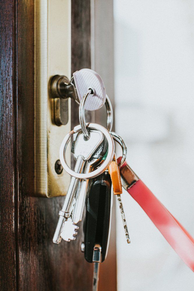 Keys on Door Lock — Logan QLD — Aces Locksmiths