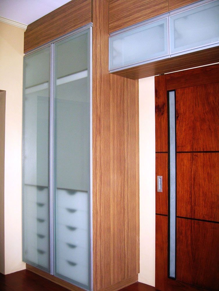 A Room With a Sliding Glass Door and a Wardrobe — ModulPlus in Hervey Bay, QLD