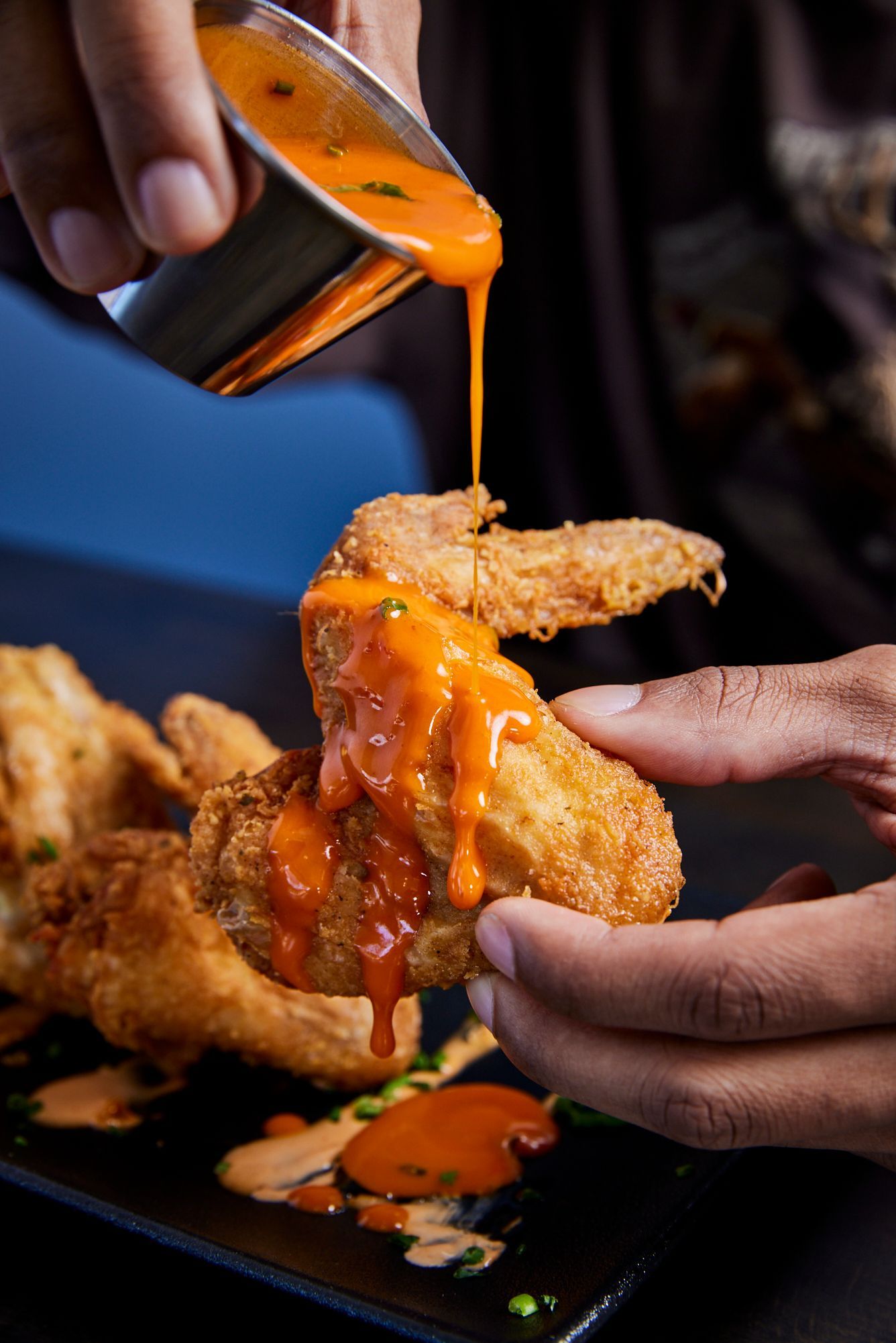Chicken Wings With Sauce — Inglewood, CA — Dulan's Soul Food Kitchen