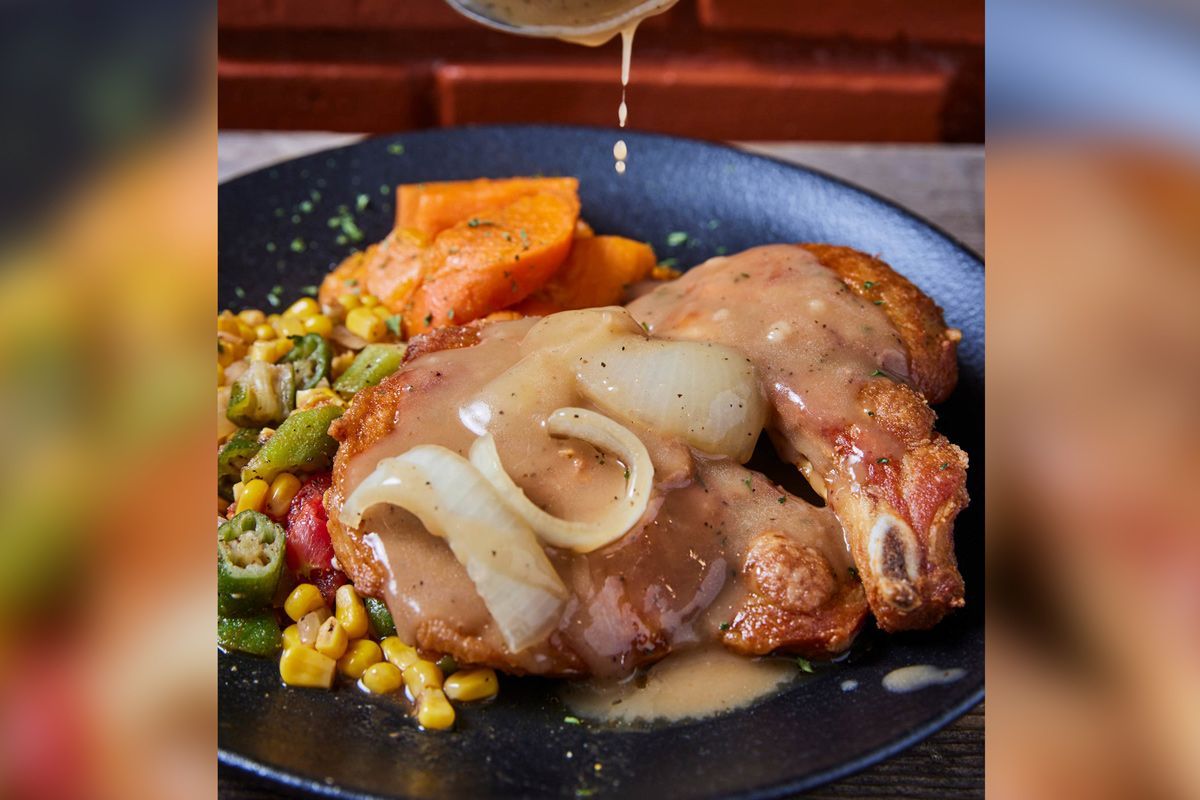 Smothered Pork Chops — Inglewood, CA — Dulan's Soul Food Kitchen