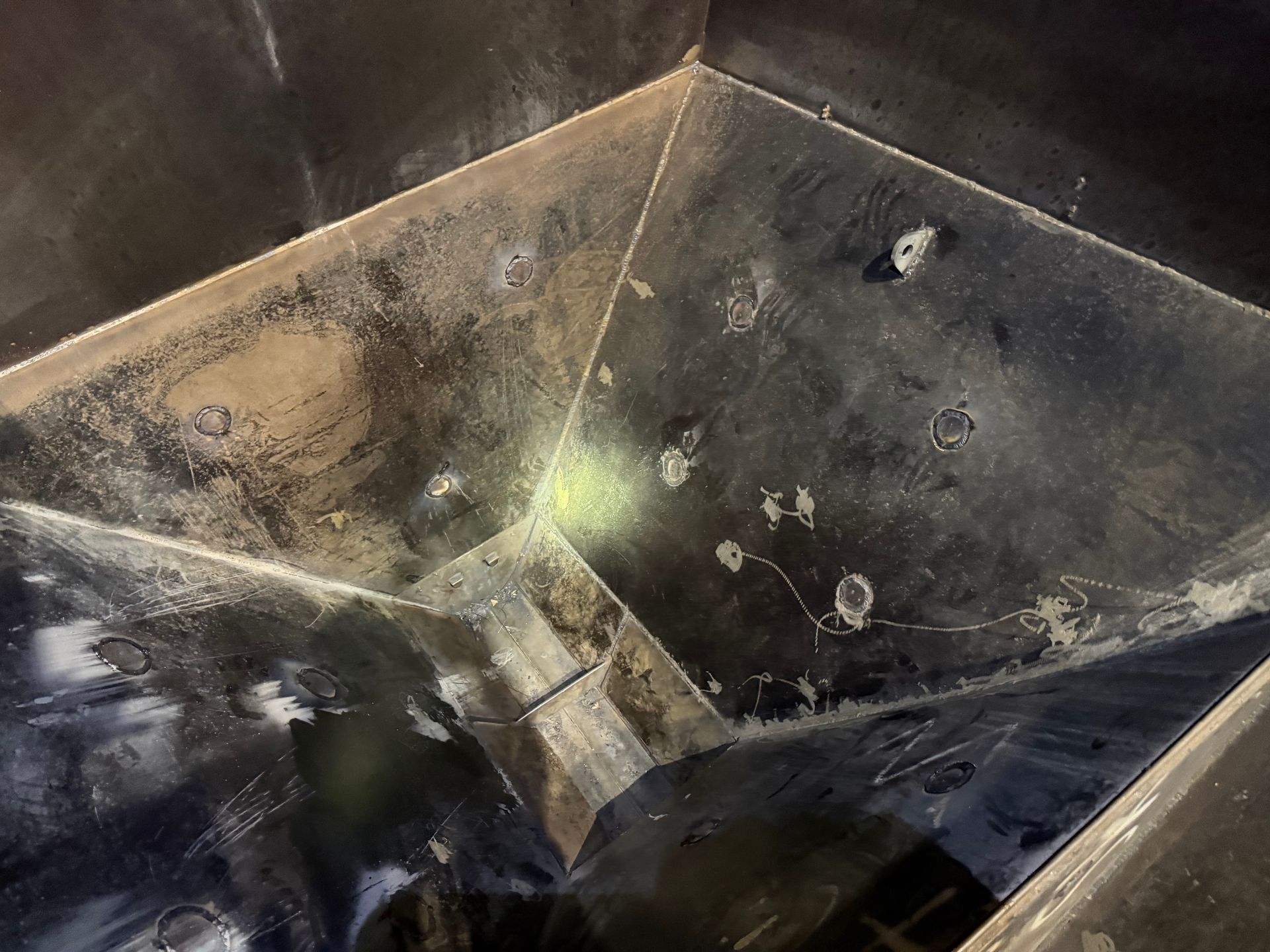 Interior of a Dark, Geometric Container — Lincoln Fabrication in Miles End, QLD