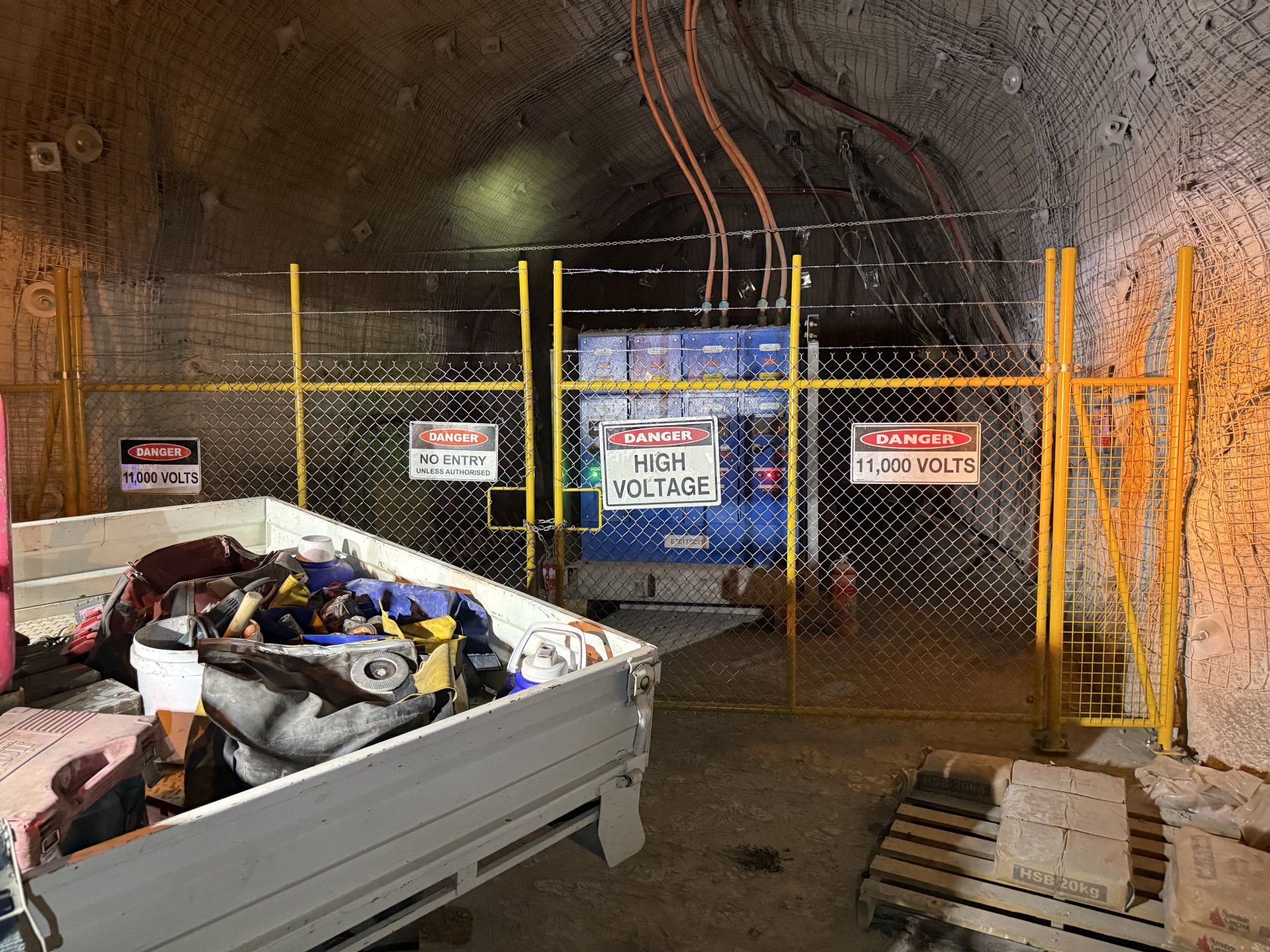 Mine Tunnel With High Voltage Equipment — Lincoln Fabrication in Boulia, QLD