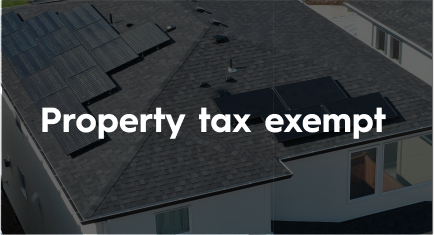 A house with solar panels on the roof