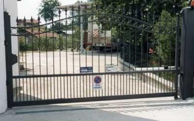 cancello a Torino ad anta unica scorrevole