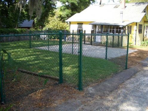 Chain link fence on property in Ocala, FL