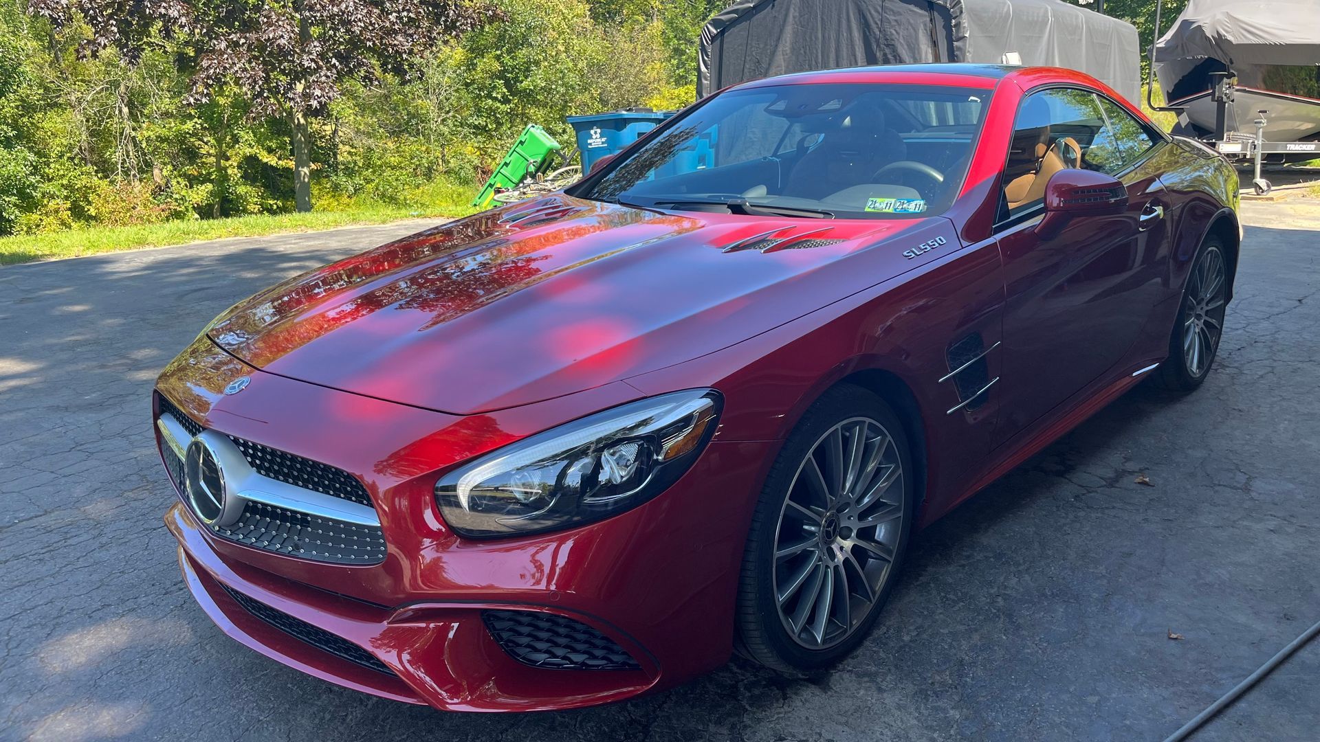 Exterior sports car cleaning