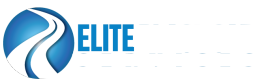Logo: blue circle with white road design, "ELITE" text.