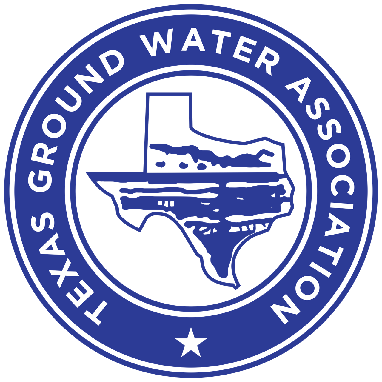 The logo for the texas ground water association