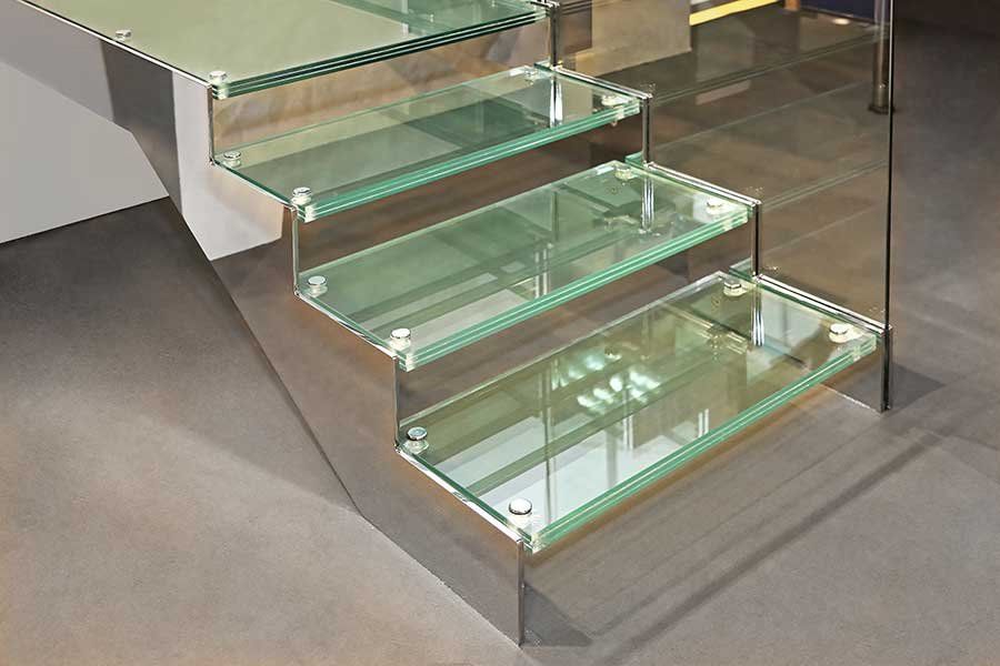 Glass Steps — Moses Lake, WA — Columbia Glass