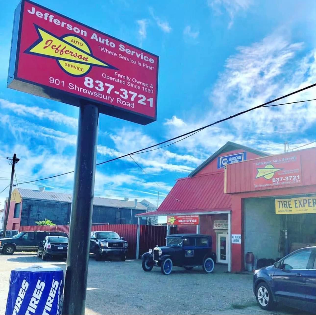 Jefferson Auto Service Sign | Jefferson Auto Service