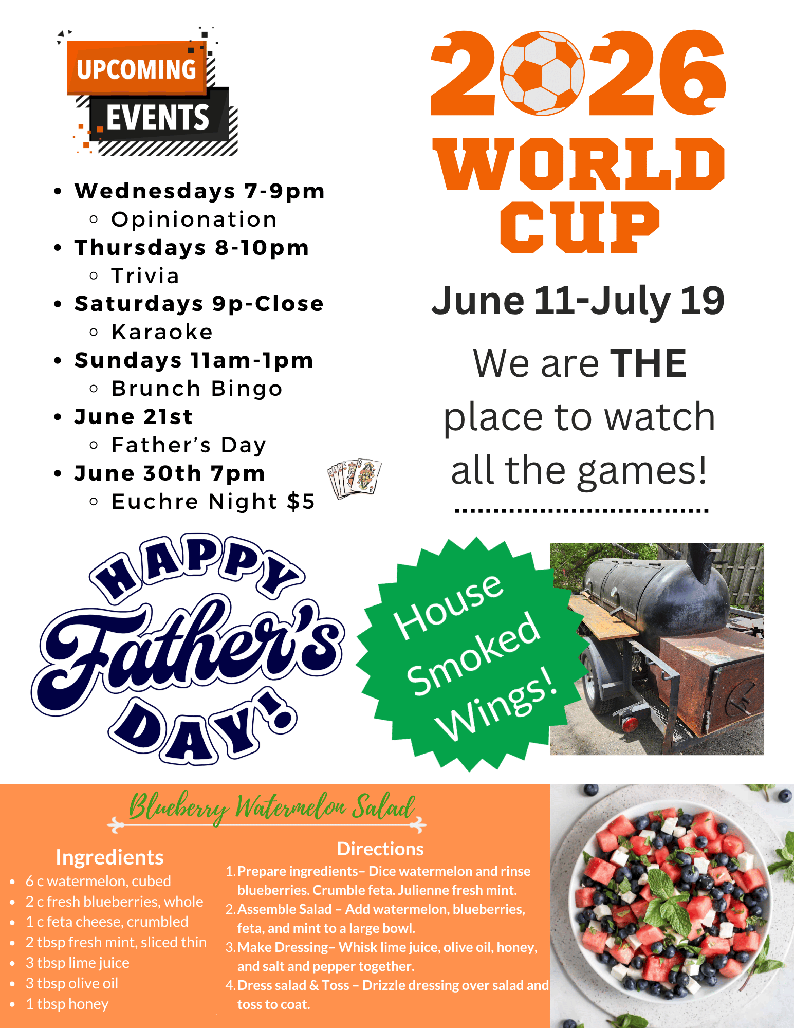 events, recipe