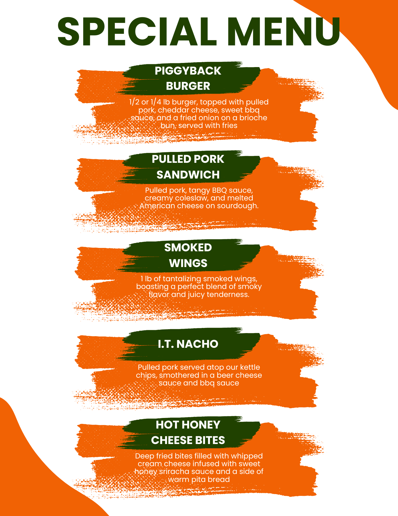 Specials Irish Tavern Waterford