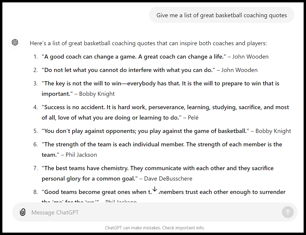 Text of quotes on a white background. The quotes are about hard work and perseverance.