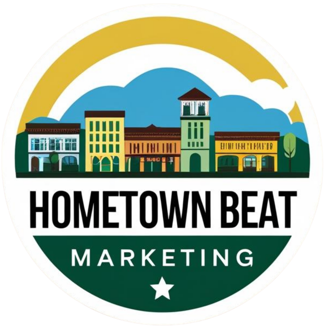 Logo for Hometown Beat, a Digital Marketing Agency in Carrollton, GA 
