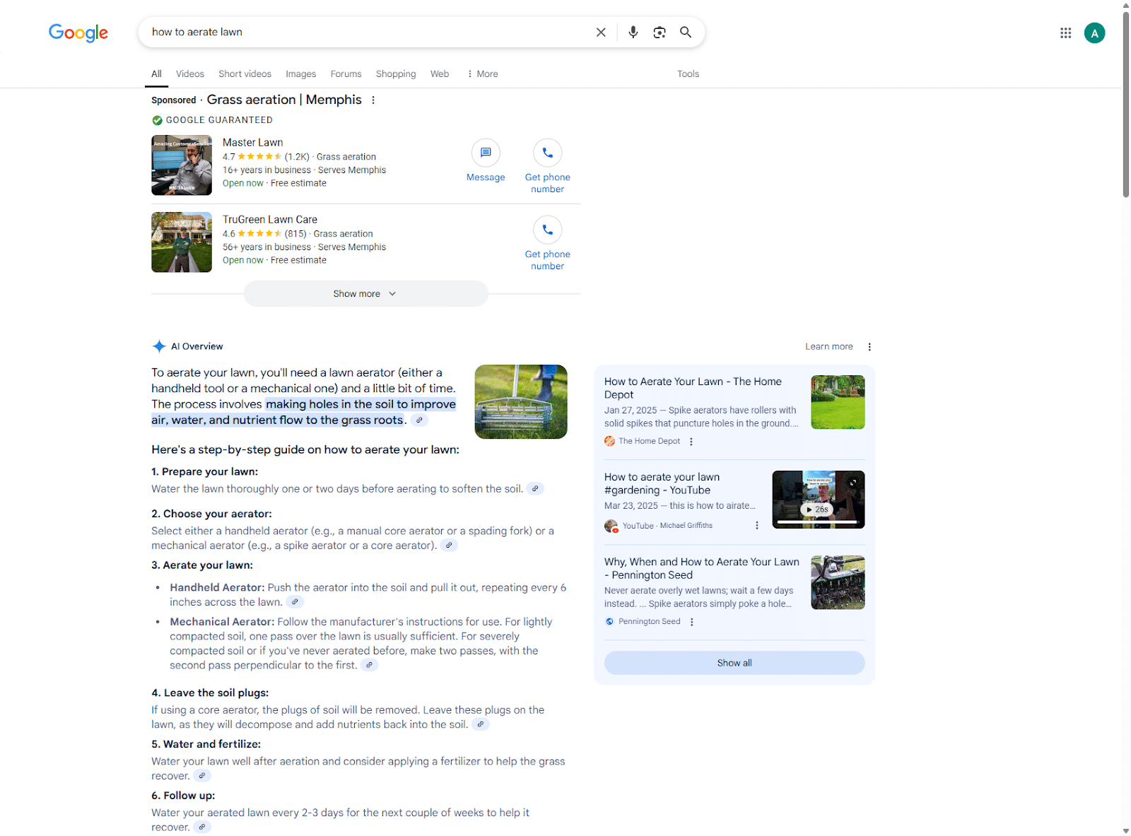 Google search results for 