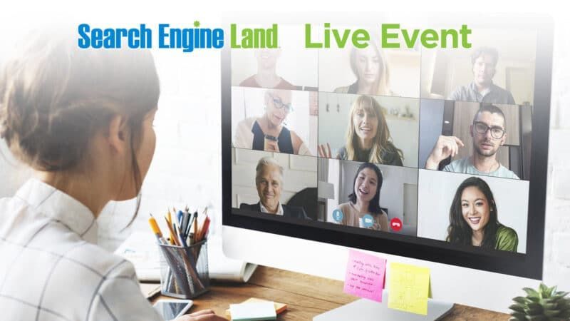 Woman in a video call, attending 