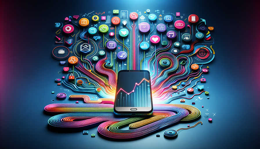 The featured image showcases a dynamic, visually engaging collage of a smartphone.