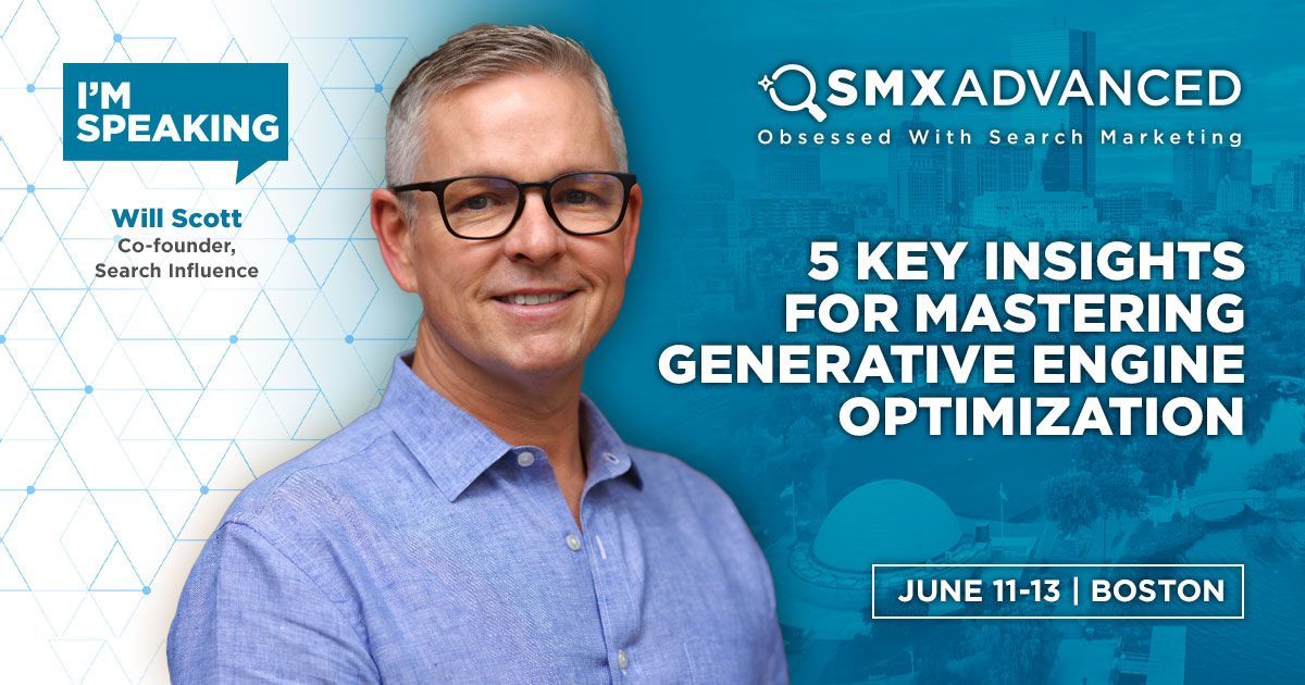 Will Scott at SMX Advanced: 