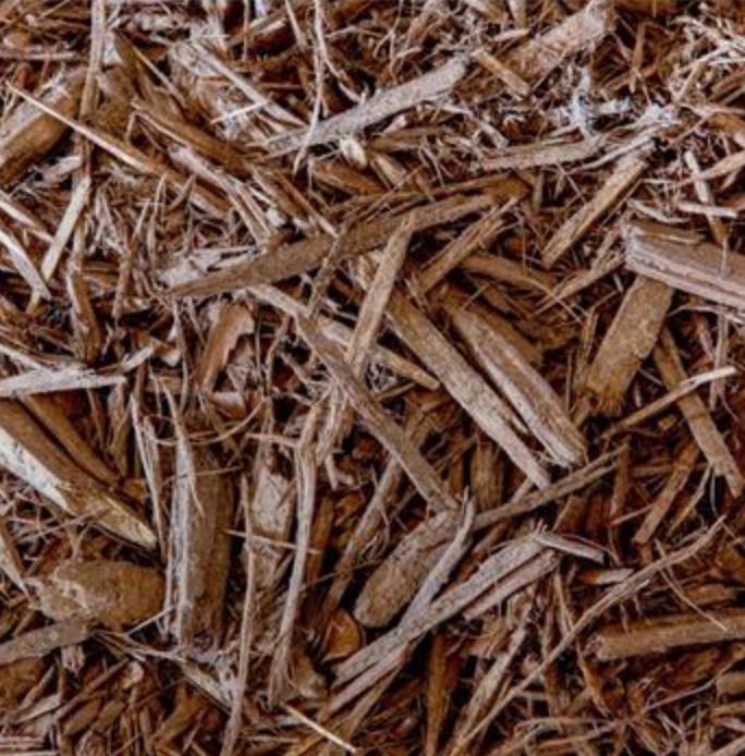 Brown-Dyed Mulch
