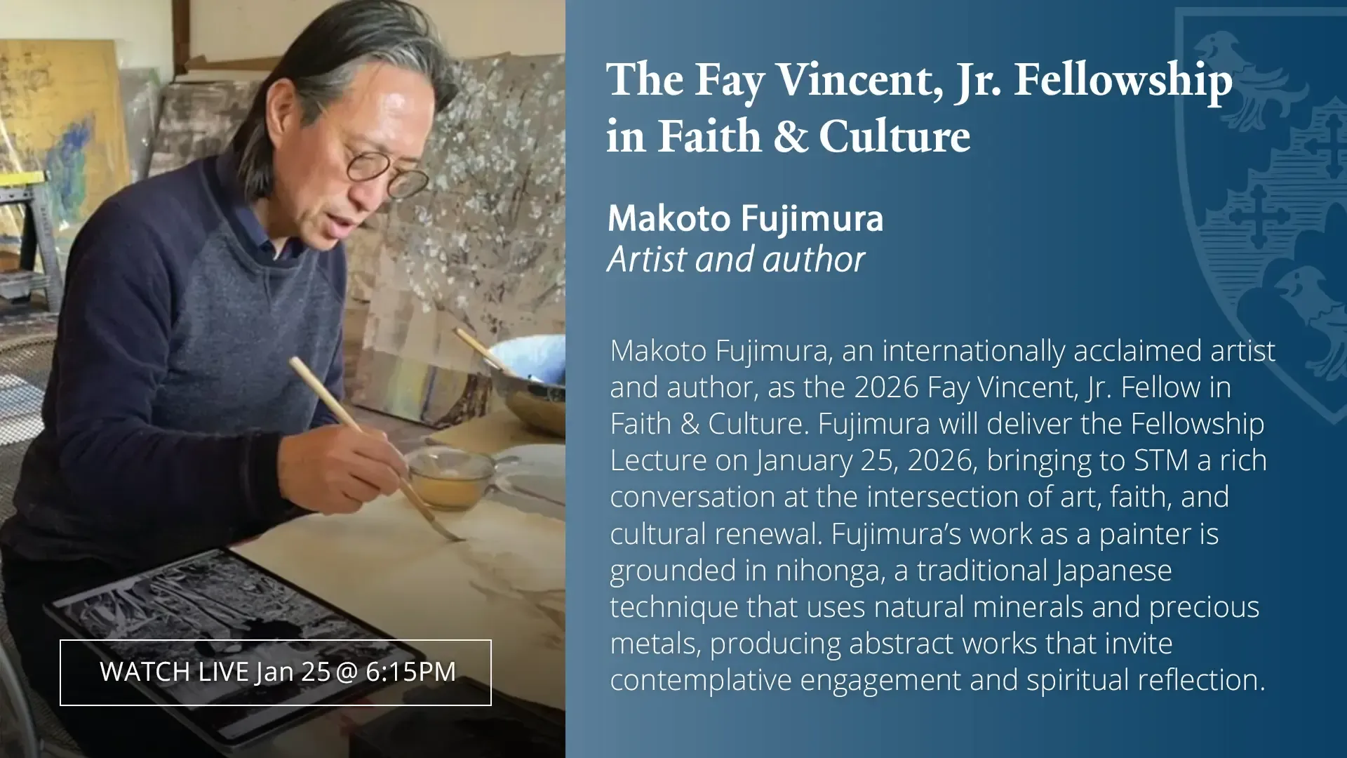 Makoto Fujimura, Artist and author