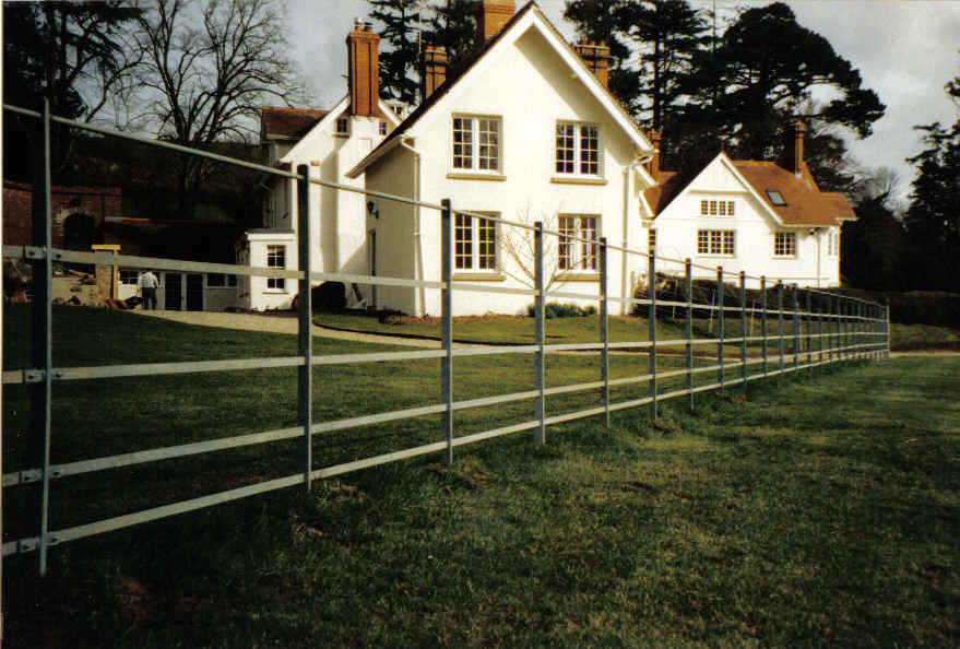 Chain link fences - Devon - W J Wicks & Sons Ltd - domestic fencing 1