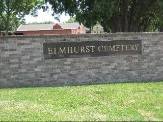 Elmhurst Cemetery Sign Elmhurst Cemetery Sign