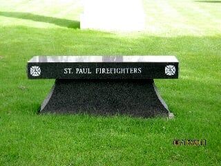 St. Paul Firefighters Bench