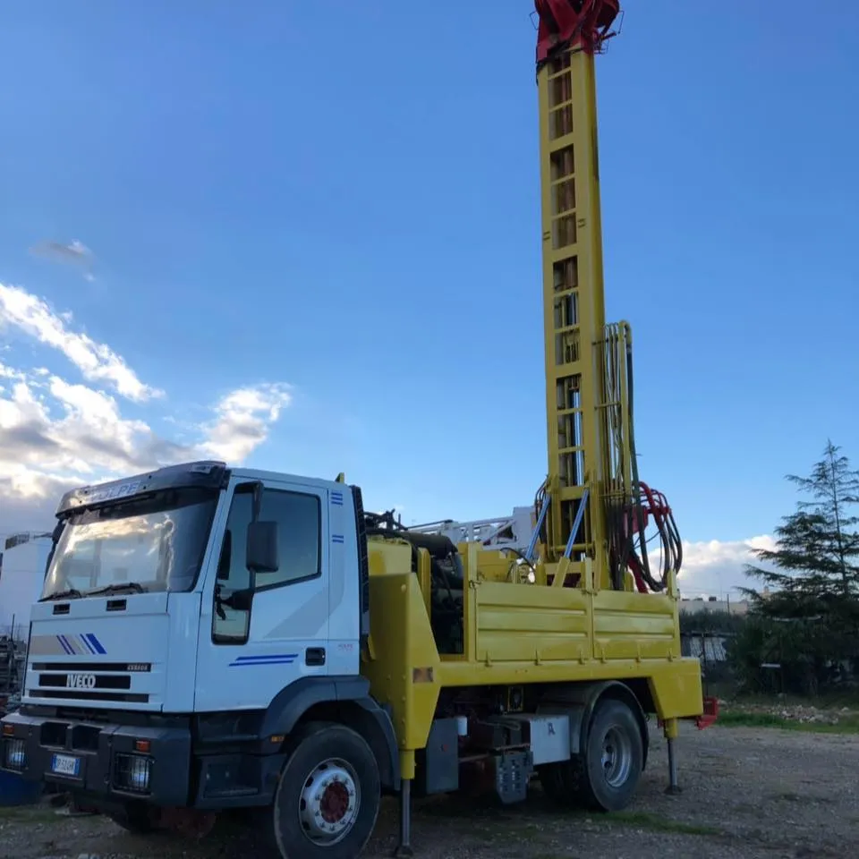 attrezzatura dell'impresa durante una trivellazione