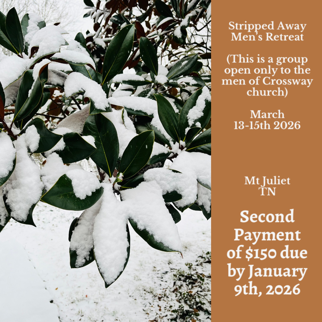 Stripped Away Men’s Retreat - 2nd Payment (March)