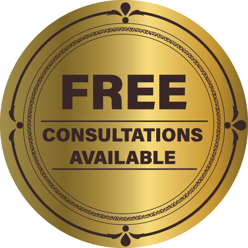 Free Consultations Available Badge